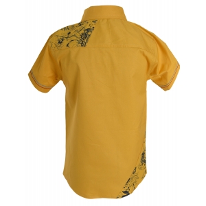 Рубашка мальчик №117 желтая