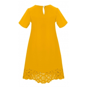 Платье № 1595 желтое
